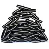 80 Adult and 20 Youth Thin Gray Line Wristbands view 1