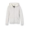French Toast Girls' Zip Front Fleece Hoodie, Heather Gray, 2T view 3