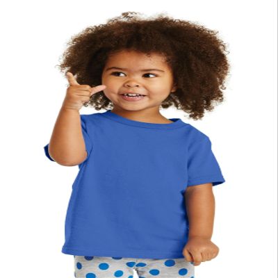 Port & Company Toddler Core Cotton Tee. CAR54T 3T Royal