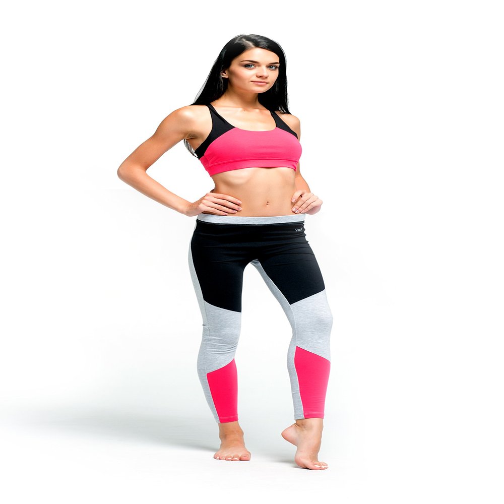 Ecofabric Yoga Crop Tank Top and Leggings 2 Piece Set Arabesca by Vivid Spirit (X-Small)