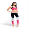 Ecofabric Yoga Crop Tank Top and Leggings 2 Piece Set Arabesca by Vivid Spirit (X-Small) view 1