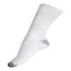davido Women socks crew made in italy 100% cotton 8 pairs (9-11, white/gray) view 4