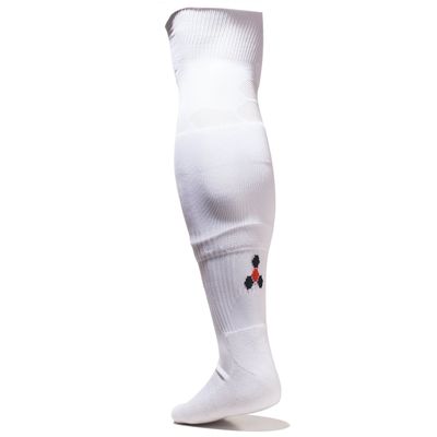 MARIAGA Shin Guard Lock Sock (M, White)