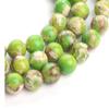 1 Strand Adabele Natural Peridot Green Impression Aqua Terra Jasper 10mm Round Loose Beads Sea Sediment Gemstone Spacer for Craft Jewelry Making (35-37pcs) GX6-10 view 4
