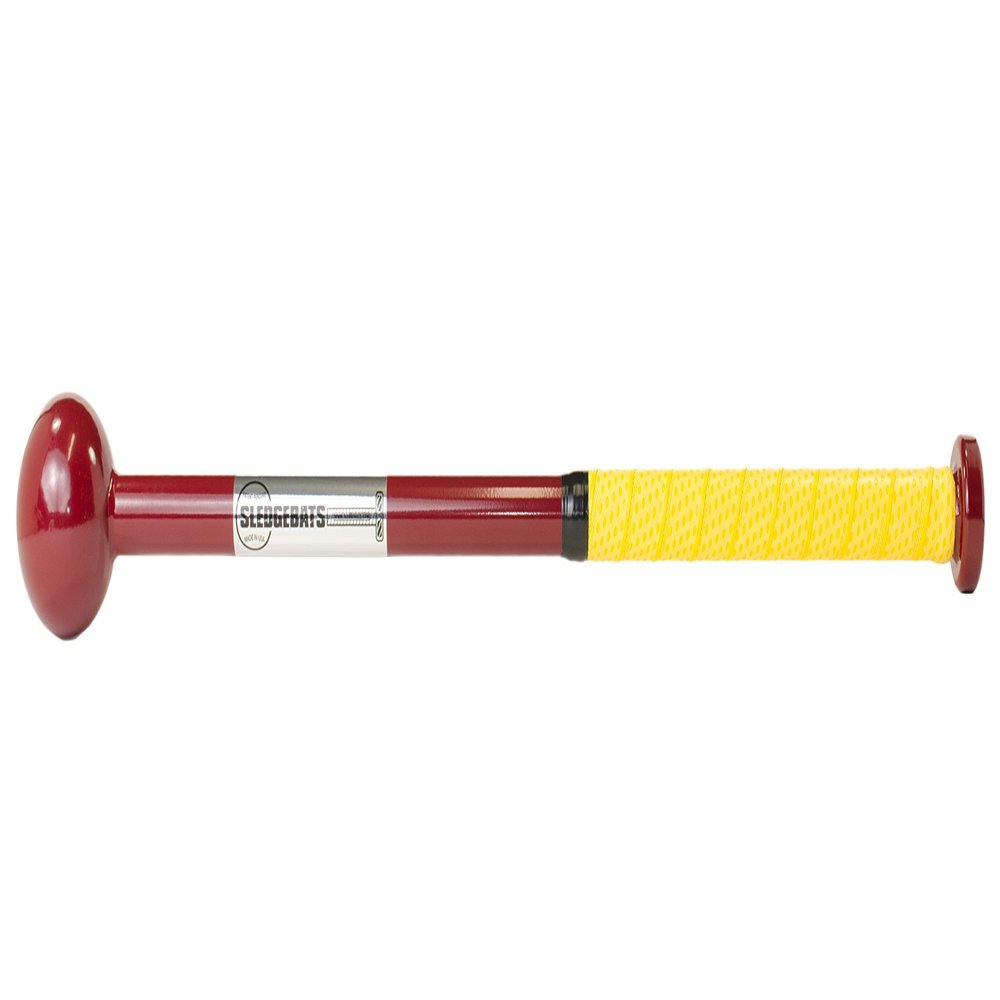 Sledgebats SB-25 Training Bat, Maroon/Yellow