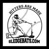 Sledgebats SB-25 Training Bat, Maroon/Yellow view 3