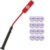 Insider Bat Size 6 (Ages 12 and Under) & Soft Hit Ball Complete Baseball Softball Batting Practice Kit (1 Bat & 12 Balls) view 1