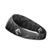 Unisex Headband/Sweatband. Best for Sports, Fitness, Working Out, Yoga. Tapered Design. (Grey Carbon CAMO) view 3