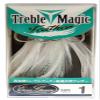 Evergreen Triple Hook Treble Magic Feather No. 1 Matte Silver view 1