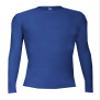 Badger Sports Pro Compression L/S Crew Royal Blue Small view 1