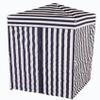 Impact Canopy 4' x 4' Portable Dressing Room, Pop Up Portable Changing Room, Navy Blue / White view 2
