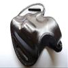 Handcrafted Leather Belt Holster for sw Model 64-2 Snub Nose 38 Special (R.H) (Black) view 3