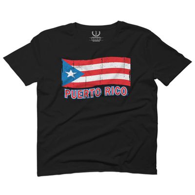 0037 Bandera Puerto Rico Flag Boricua Puerto Rican Nuyorican Pride for Men T Shirt (Black 2X-Large)