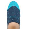 Marcoliani Milano Invisible Touch Polka Dot Pima Cotton Mens Socks, (One Size) Blue view 2