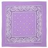 Lilac Paisley Bandana - Single Piece 22x22 view 2