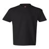 Hanes Authentic Tagless Kid`s Cotton T-Shirt Black view 1