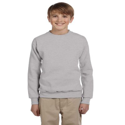 Hanes By Youth ComfortBlend EcoSmart Crewneck Sweatshirt_Light Steel_S