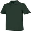 Classroom School Uniforms Kids Big Boys' Uniform Short Sleeve Interlock Polo, sos Hunter Green, M view 1
