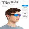 Mryok UV400 Replacement Lenses for Oakley Monster Dog Sunglasses, HD Polarized, UV Protection, Impact Resistant & Perfectly Fit - Ice Blue view 3