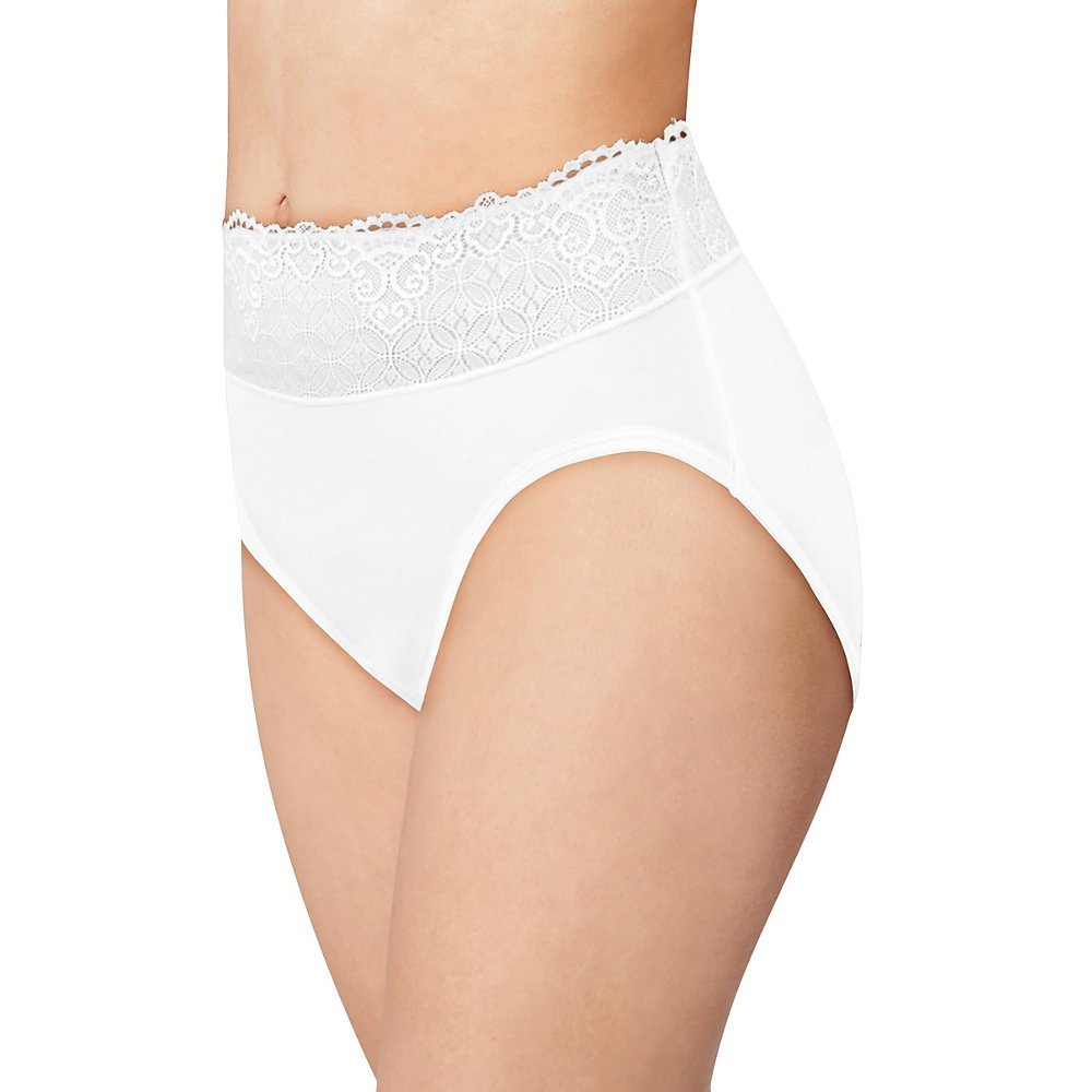 Bali Passion for Comfort Hi-Cut Panty (DFPC62) White, 8