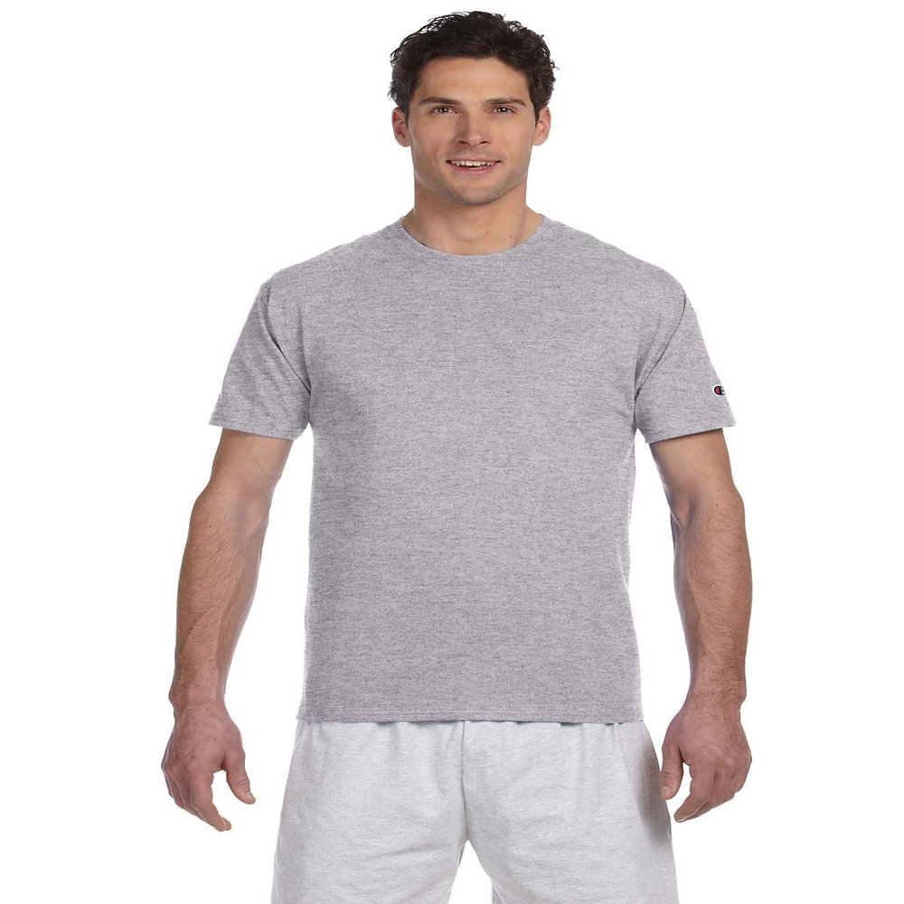 Champion Men's Basic Short Sleeve Tee Shirt_Light Steel_S