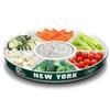 Fremont Die NFL New York Jets Party Platter, 14.5" Diameter, 14.5" Diameter, White/Team Colors view 1