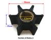 Boat Motor Water Pump Impeller 0386084 386084 for Johnson Evinrude OMC Outboard 9.9HP 15HP Sierra 18-3050 Boat Engine Outboard motor view 2