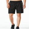 Colygamala Men's Summer Quick Dry Shorts Running/Training Shorts with Zip Pockets Black view 2