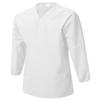 7 Encounter Unisex Multifunctional Long Sleeves Wrap Smock White Size 2XL/3XL view 3