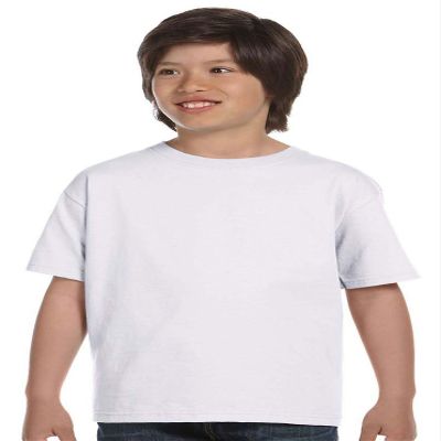 Hanes Boys' TAGLESS ComfortSoft Crewneck T-Shirt_White_L
