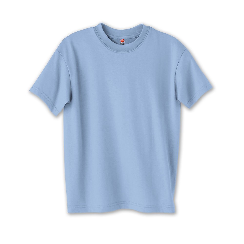 Hanes Kids' ComfortBlend EcoSmart Crewneck_Light Blue_L