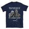 XCLAIM designs ITS SIMPLE METH Unisex Funny T-Shirt, Black, Navy Blue, Small-3XLarge view 1