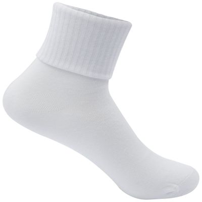 Classroom School Uniforms Big Girls/Junior Triple Roll Socks, White, XL