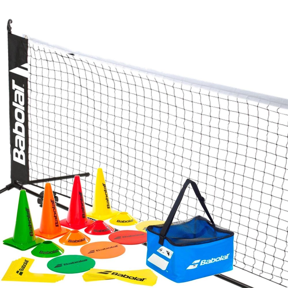 Babolat Kid's Home Tennis Starter Kit - USTA Approved 10 and Under Tennis Equipment