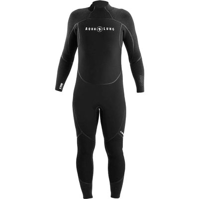Aqua Lung Women's Aquaflex 7mm Back-Zip Jumpsuits - Black/Charcoal - Size 10T