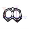 Boat Motors 346-01005-2 1 0M 27-8129391 Cylinder Head Gasket Compatible for Tohatsu Nissan Outboard M NS 25HP 30HP Mercury Mercruiser Quicksilver 8129391 Cyl 2-Stroke Motor Engine view 2