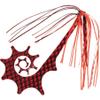 Hayabusa SE137 Musou Red Sea Bream, Freeslide, Dragon Curly, Rubber & Hook Set, #17 Impact Red view 1