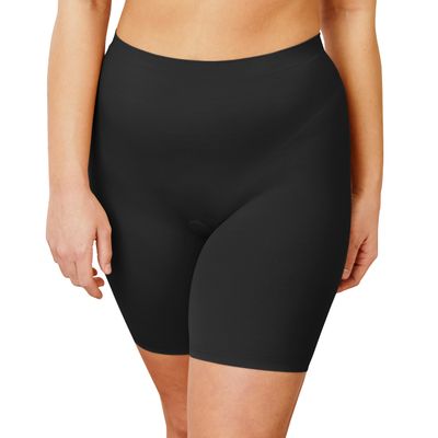 Maidenform womens Cover Your Bases Smoothing Short Dm0035 shapewear half slips, Black, XX-Large US