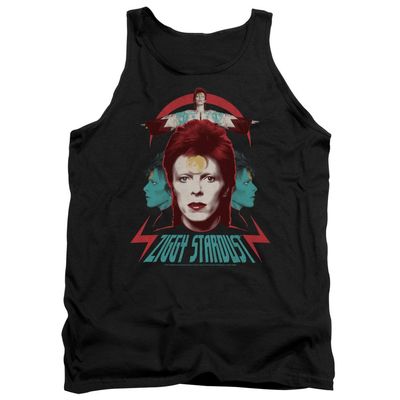 David Bowie Ziggy Heads Mens Tank Top 2X-Large Black