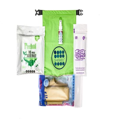 SHEWEE Car & Camp Pack -Reusable Pee Funnel  The Original Female Urination Device Since 1999! Quickly, Easily and Discreetly, Wee Standing Up Without Removing Clothing (Desert Sand)