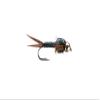 Montana Fly Company Beadhead Epoxyback Copper Nymph Black - Size 18-1/2 Dozen view 1