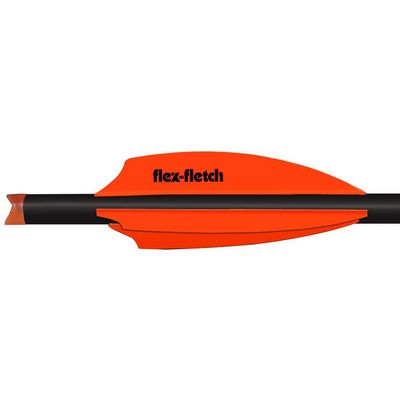 Flex Fletch Silent Knight 300 Blaze Orange 3 in. 36 pk.