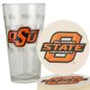 Boelter Oklahoma State Cowboys Pint and Coaster Set view 1