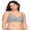 Warner's Women's Easy Does It Underarm Smoothing with Seamless Stretch Wireless Lightly Lined Comfort Bra RM3911A, Grey Heather, Large view 2