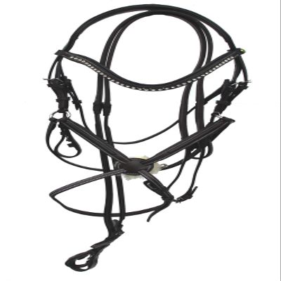 Rhinegold Anatomic Mexican Bridle - Cob - Havana