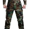 H World Shopping Military Army Tactical Airsoft Paintball Shooting Pants Combat Men Pants with Knee Pads Woodland (Small) view 2