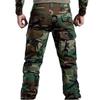 H World Shopping Military Army Tactical Airsoft Paintball Shooting Pants Combat Men Pants with Knee Pads Woodland (Small) view 3