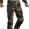 H World Shopping Military Army Tactical Airsoft Paintball Shooting Pants Combat Men Pants with Knee Pads Woodland (Small) view 4