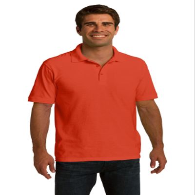 Port & Company Ring Spun Pique Polo. KP150 Orange