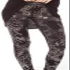 Sister Amy Women's Digital Animal Printed Ankle Elastic Tights Legging Cobweb US L view 2